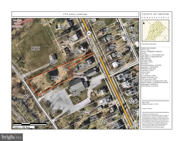 514 Pennsylvania Ave, AVONDALE, PA 19311