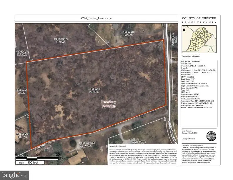 105 Mcfadden Rd, Chadds Ford, PA 19317 - #1