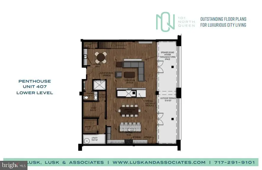 101 N Queen St #407 Penthouse, Lancaster, PA 17603 - #3