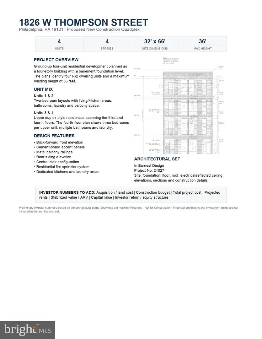 1826 W Thompson St, Philadelphia, PA 19121 - #1