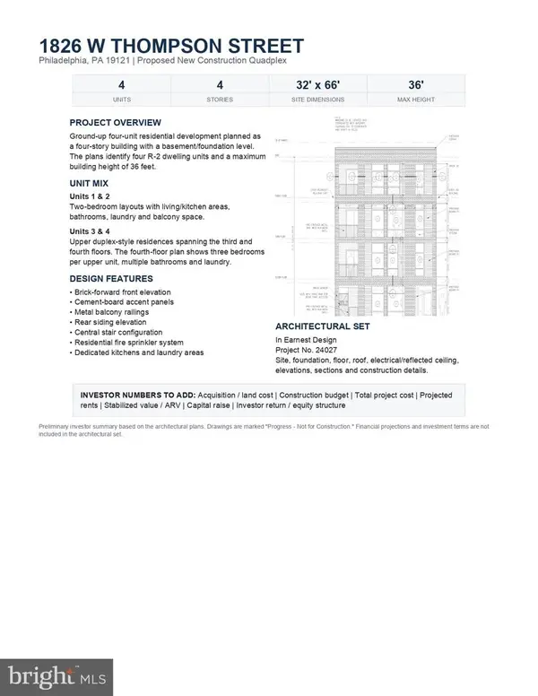 1826 W Thompson St, PHILADELPHIA, PA 19121