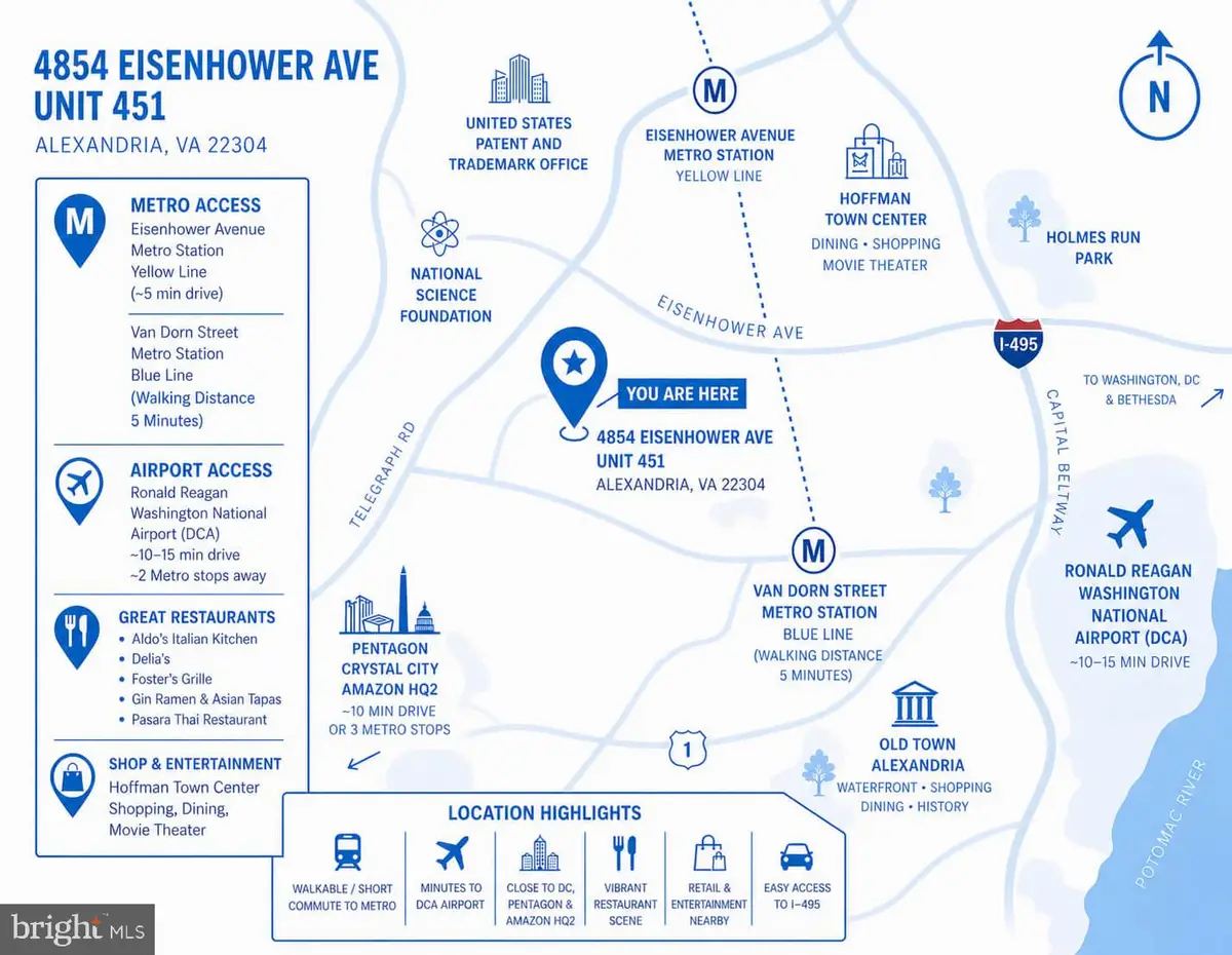4854 Eisenhower Ave #451, Alexandria, VA 22304 - #1