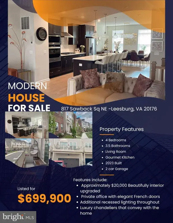 817 Sawback Sq Ne, LEESBURG, VA 20176