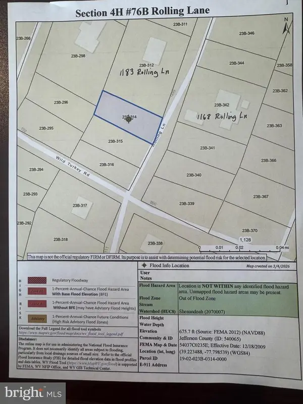 Lot #76b Rolling Lane, HARPERS FERRY, WV 25425