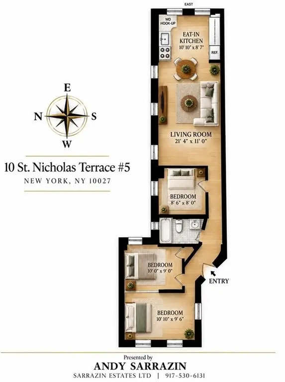 10 St.nicholas Terrace #5, New York, NY 10027 - #3