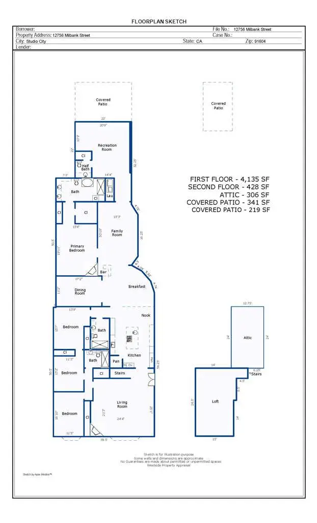 12756 Milbank Street, Studio City, CA 91604 - #1