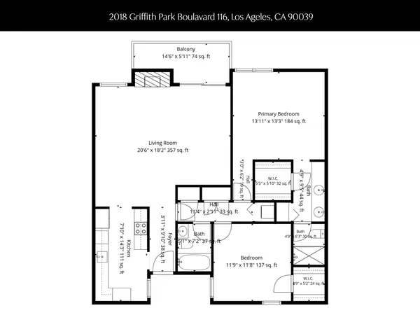 2018 Griffith Park Boulevard #116, Los Angeles, CA 90039