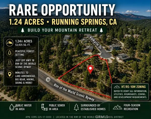 0 Valkyrie, Running Springs, CA 92382