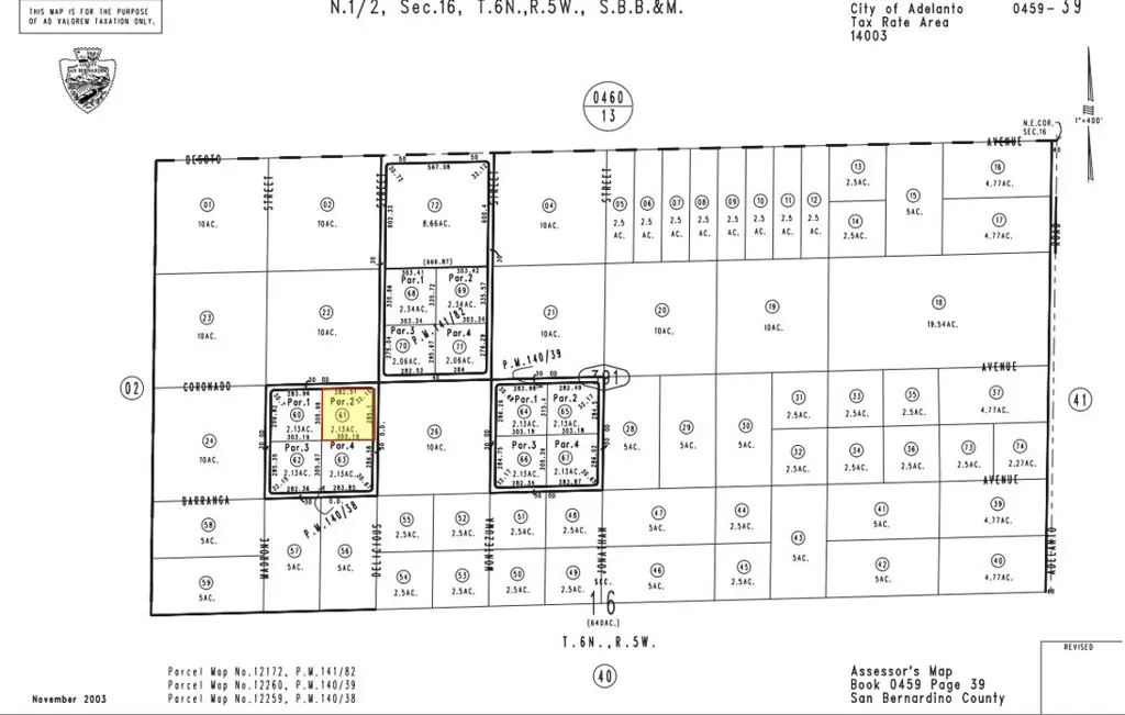 0 Coronado Avenue, Adelanto, CA 92301 - Image #1