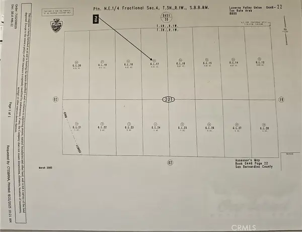 0 Silver Creek, Lucerne Valley, CA 92356