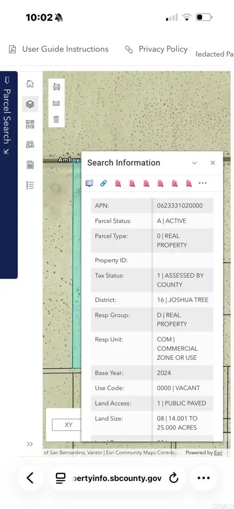 Amboy Road, 29 Palms, CA 92277