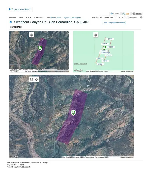 0 Swarthout Canyon Rd., San Bernardino, CA 92407
