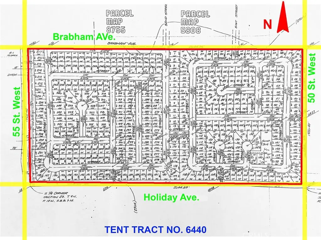 50 Street W To 55 Street West On Holiday Avenue, Rosamond, CA 93560 - Image #1
