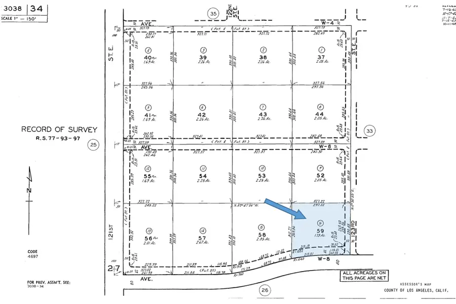 0 Cor Avenue W8 & 123rd St E, Pearblossom, CA 93553 - #2