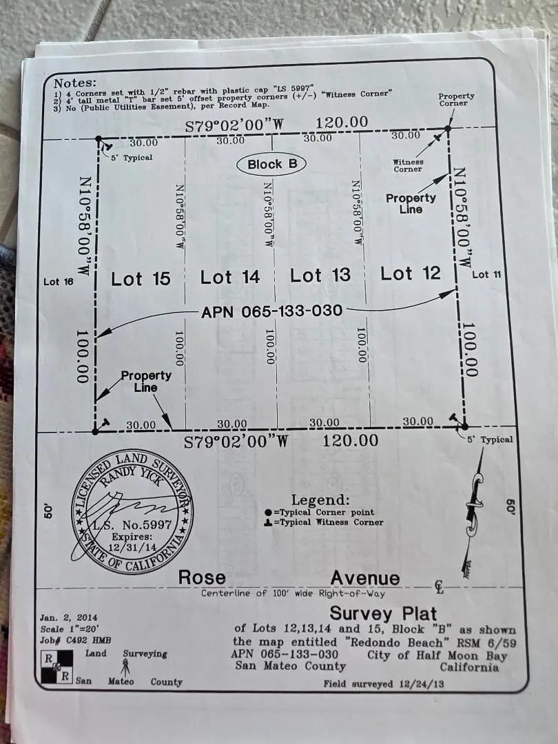 0 Rose Avenue, Half Moon Bay, CA 94019 - #3