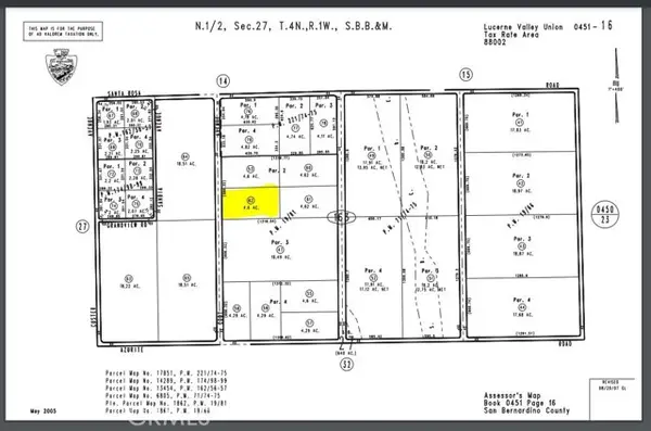0 Cody Parcel #0451-163-62 Road, Lucerne Valley, CA 92356