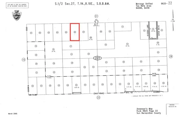 0 Near El Paseo Drive, Twentynine Palms, CA 92277 - #3