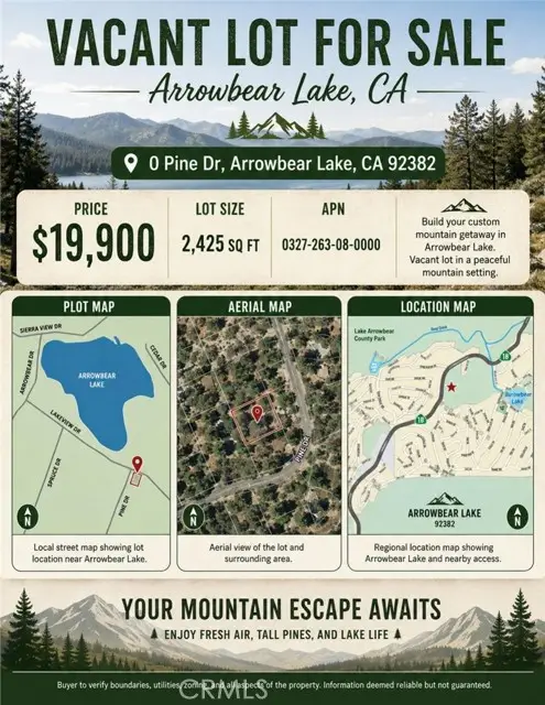 0 Pine, Running Springs, CA 92382 - #1