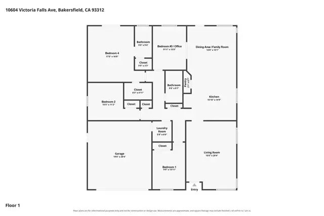 10604 Victoria Falls Avenue, Bakersfield, CA 93312 - #3