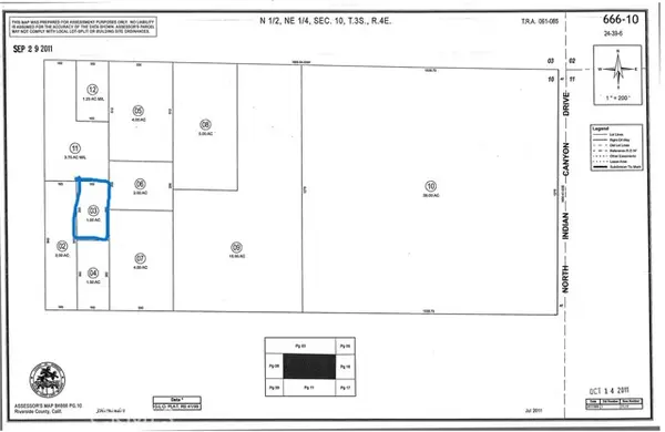 0 Dillion/Indian Canyon Dr, North Palm Springs, CA 92258