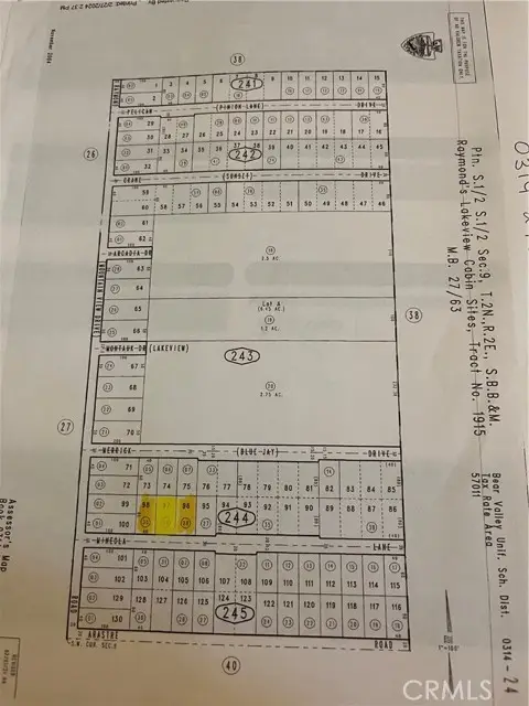 0 Mineola Lane Lane, Big Bear City, CA 92314