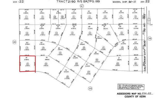 0 Dana Drive and Arguello Street, Mojave, CA 93501