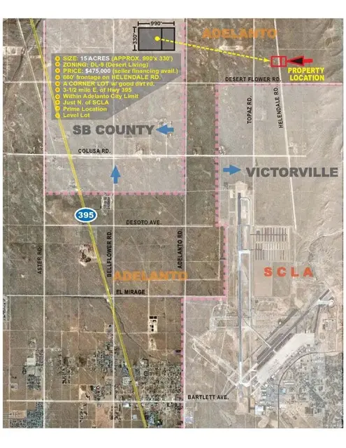 0 Helendale Rd. & Torosa-5 ac Avenue, Adelanto, CA 92301