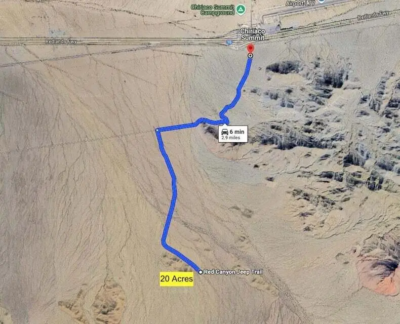 20 Ac Red Canyon Jeep Trail, Indio, CA 92201 - Image #2