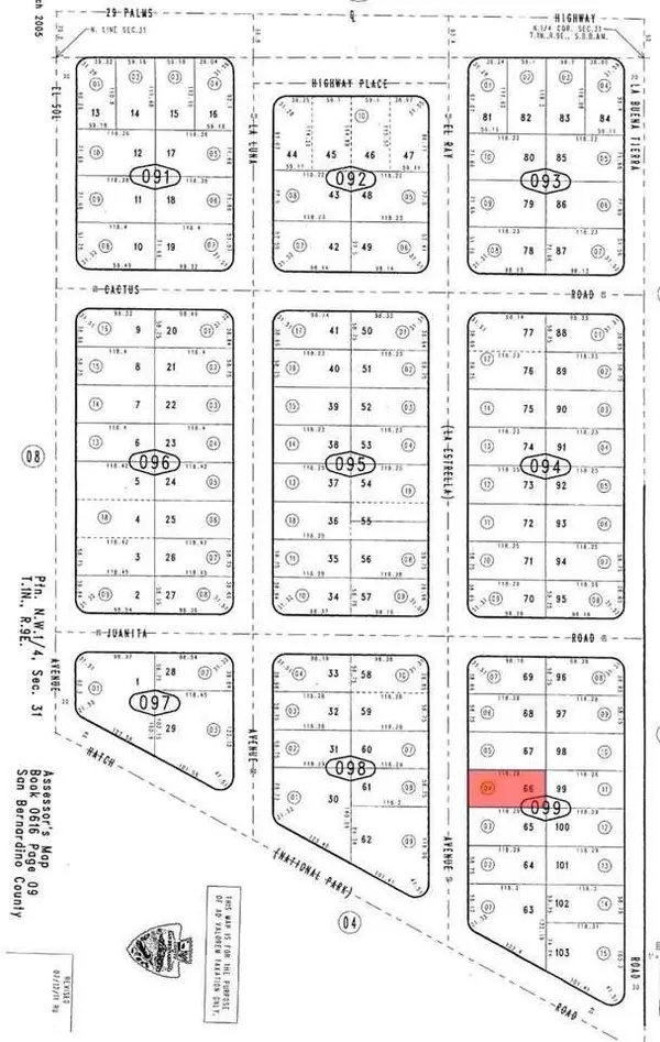 61609904 El Rey Avenue, 29 Palms, CA 92277