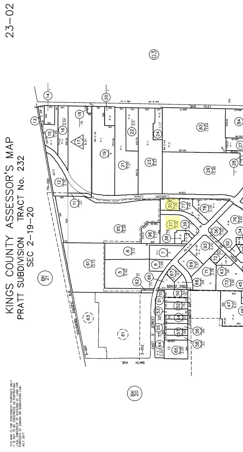 836 E D Street, Lemoore, CA 93245 - #3