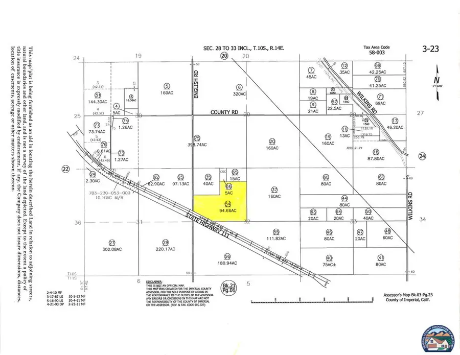 0   "w" Lateral, Gate 6, Niland, CA 92257 - #2