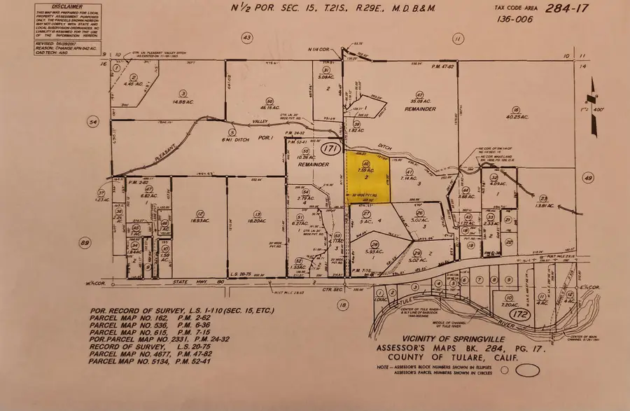 Hwy 190 (7.55 Ac), Springville, CA 93265 - #2