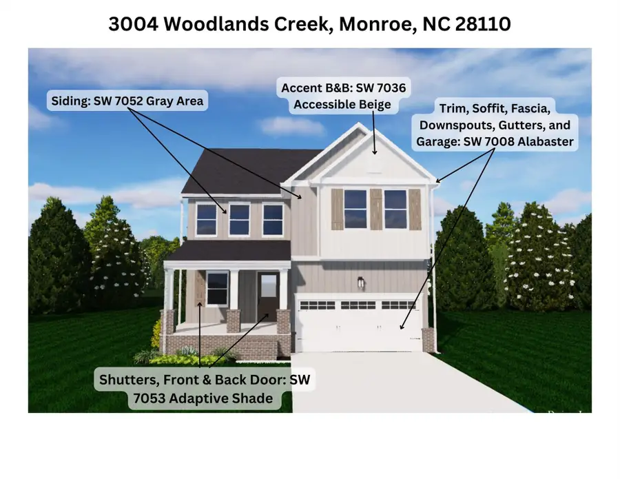 3004 Woodlands Creek Drive, Monroe, NC 28110 - #3