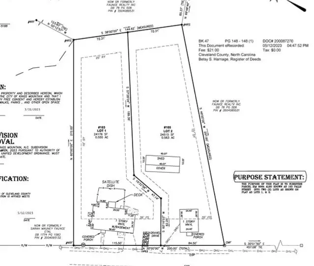 105 Falls Street #Lot 2, Kings Mountain, NC 28086 - Image #1
