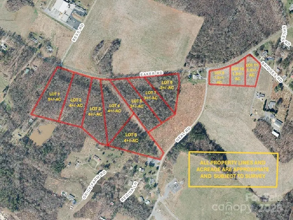 1.5+/-AC LOT 10 Eaker Road, Kings Mountain, NC 28086 - Image #1