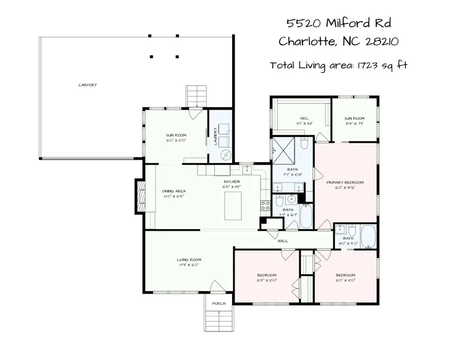 5520 Milford Road, Charlotte, NC 28210 - #2