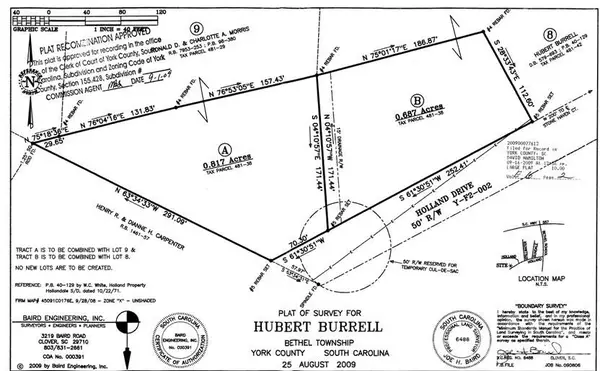 6148 Holland Drive #LT 8 & PART OF, Clover, SC 29710