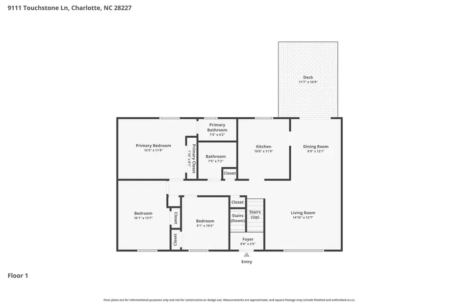 9111 Touchstone Lane, Charlotte, NC 28227 - #2