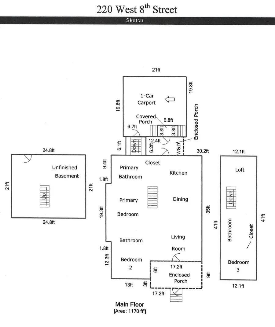 220 W 8th Street, Newton, NC 28658 - #3