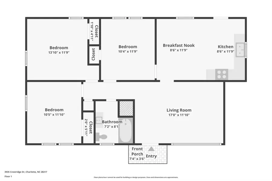 3935 Crestridge Drive, Charlotte, NC 28217 - #2