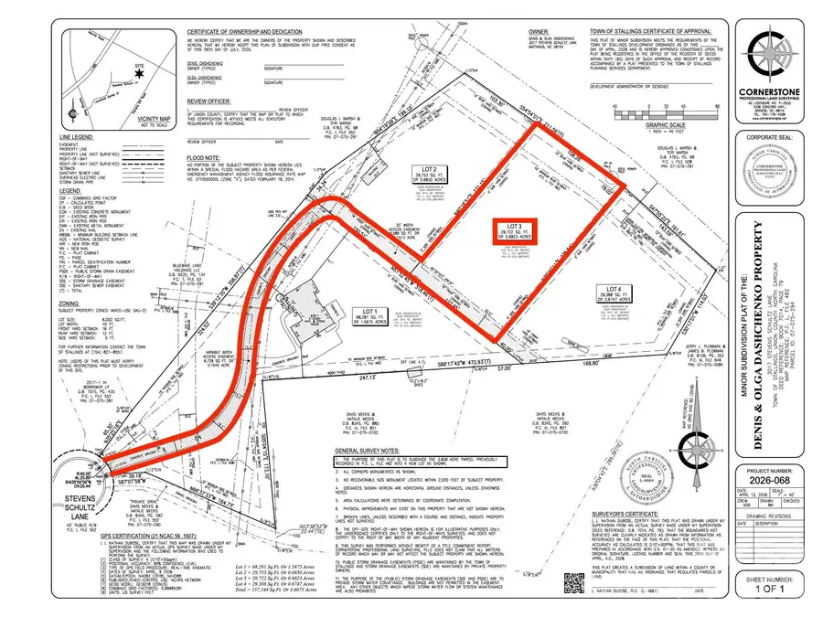 3017 Stevens Schultz Lane #Lot 3, Matthews, NC 28104 - #3