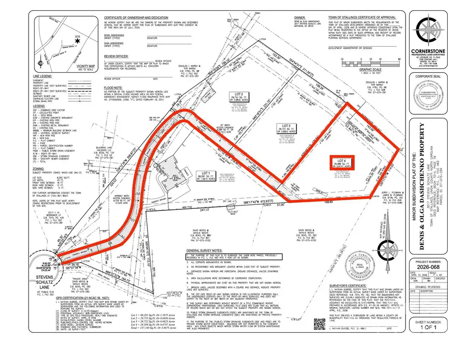 3017 Stevens Schultz Lane #Lot 4, Matthews, NC 28104 - #3