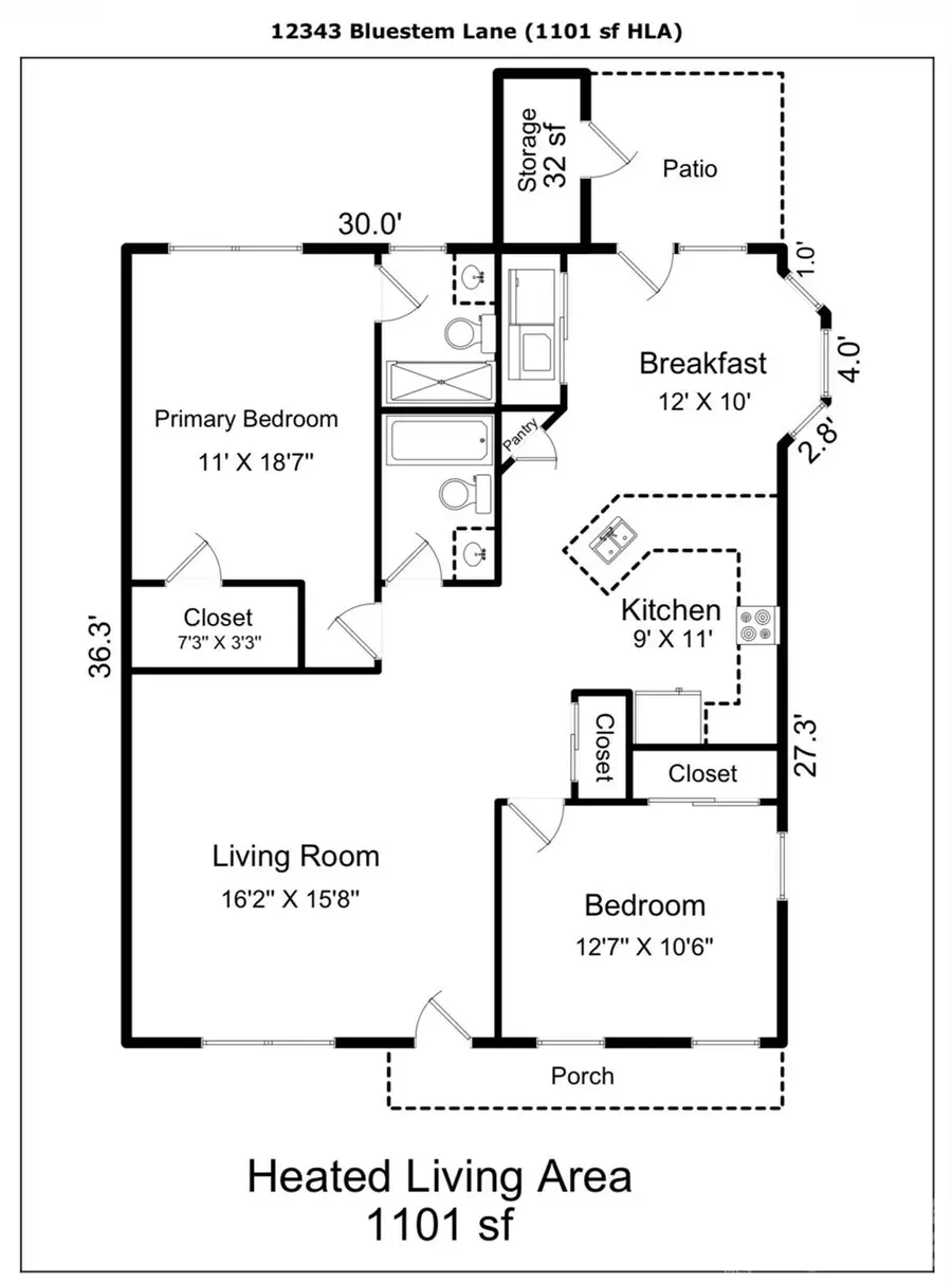 12343 Bluestem Lane, Charlotte, NC 28277 - #2