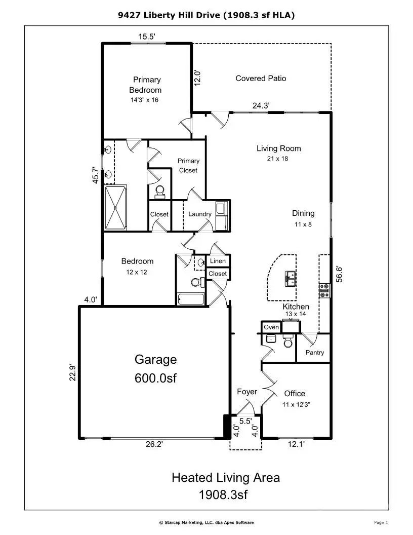 9427 Liberty Hill Drive, Charlotte, NC 28227 - #3