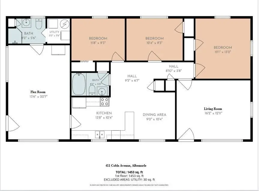 411 Coble Avenue, Albemarle, NC 28001 - #3