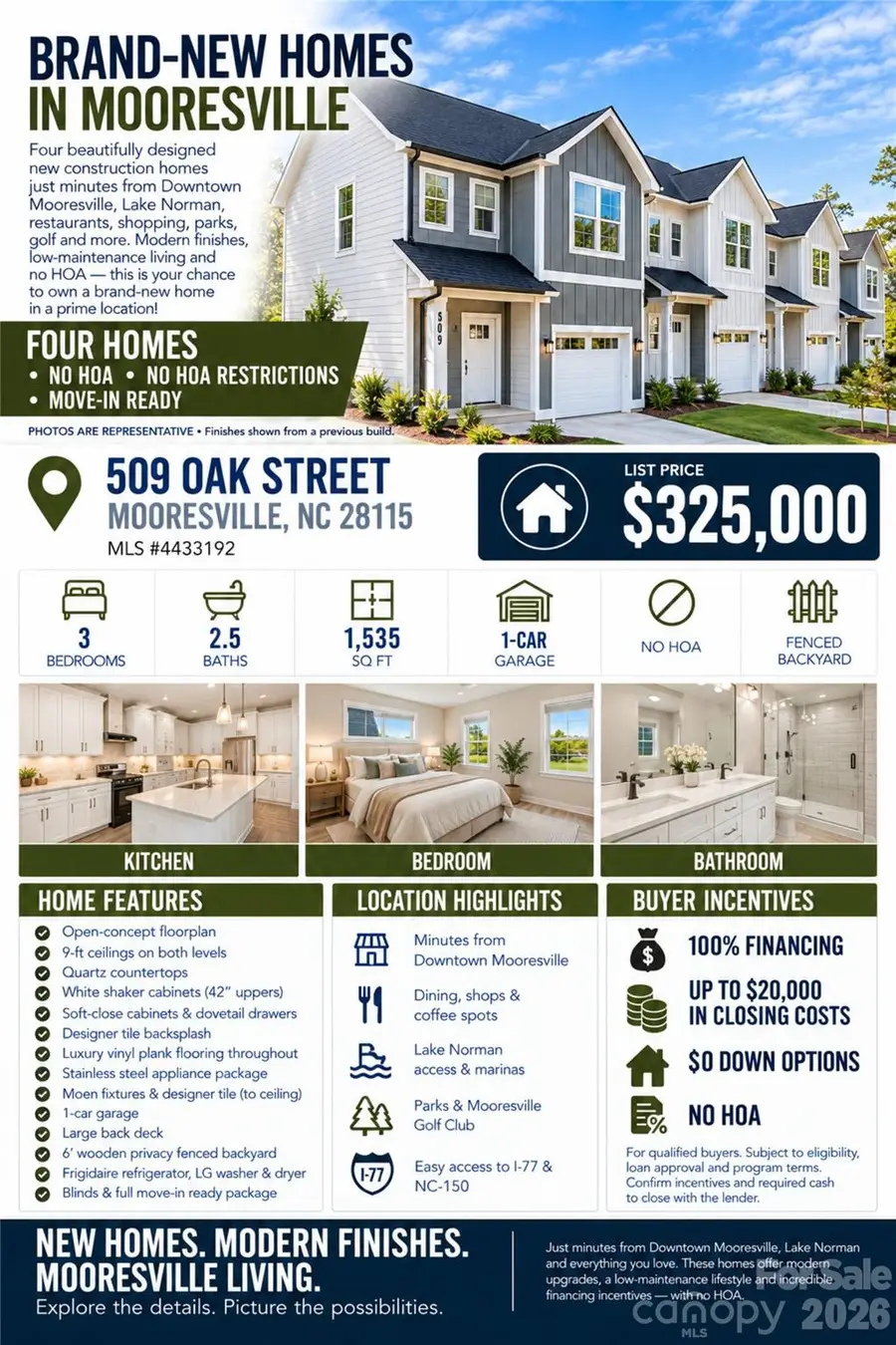509 Oak Street, Mooresville, NC 28115 - #3