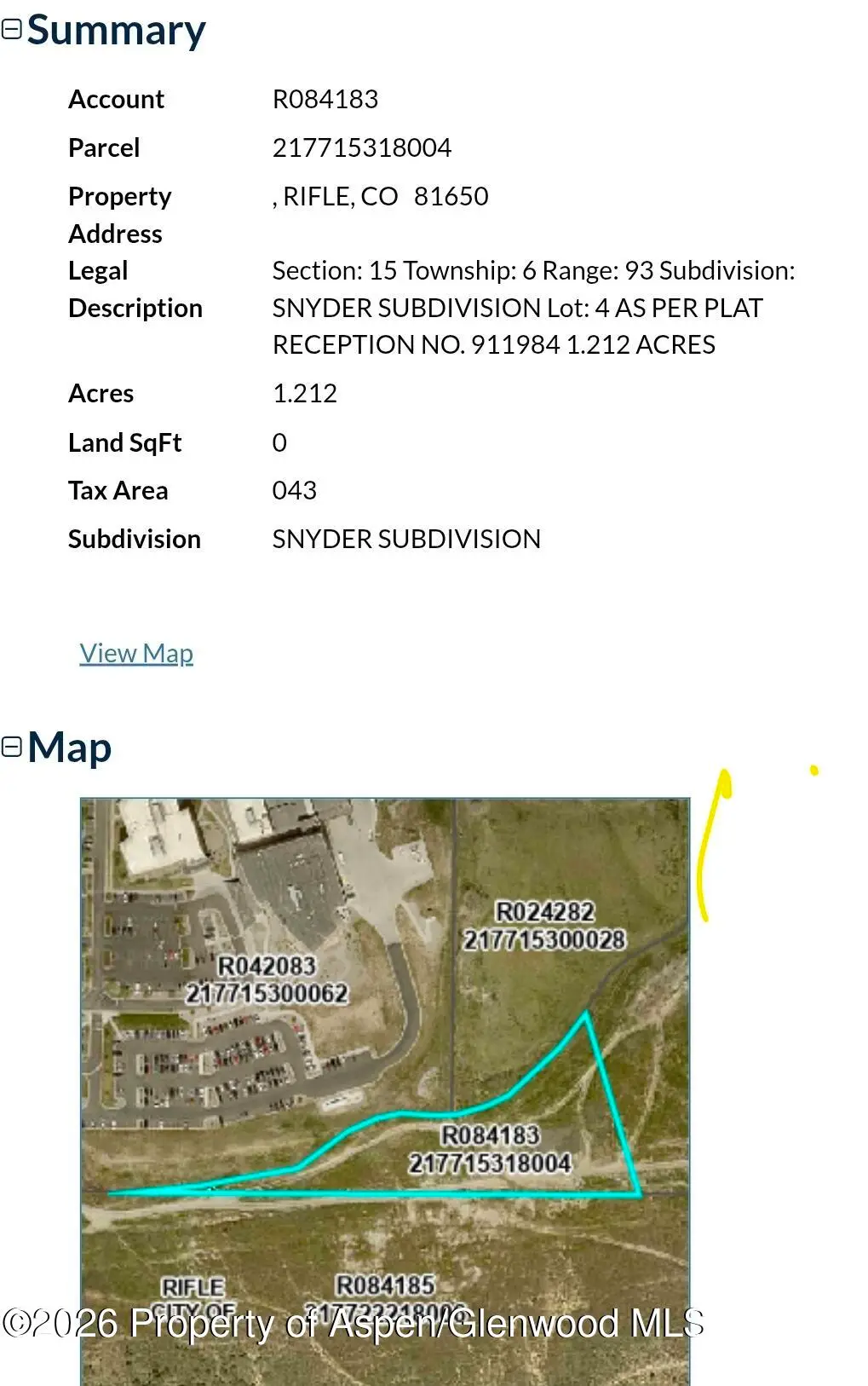 Tbd Snyder Subdivision, Rifle, CO 81650 - #1