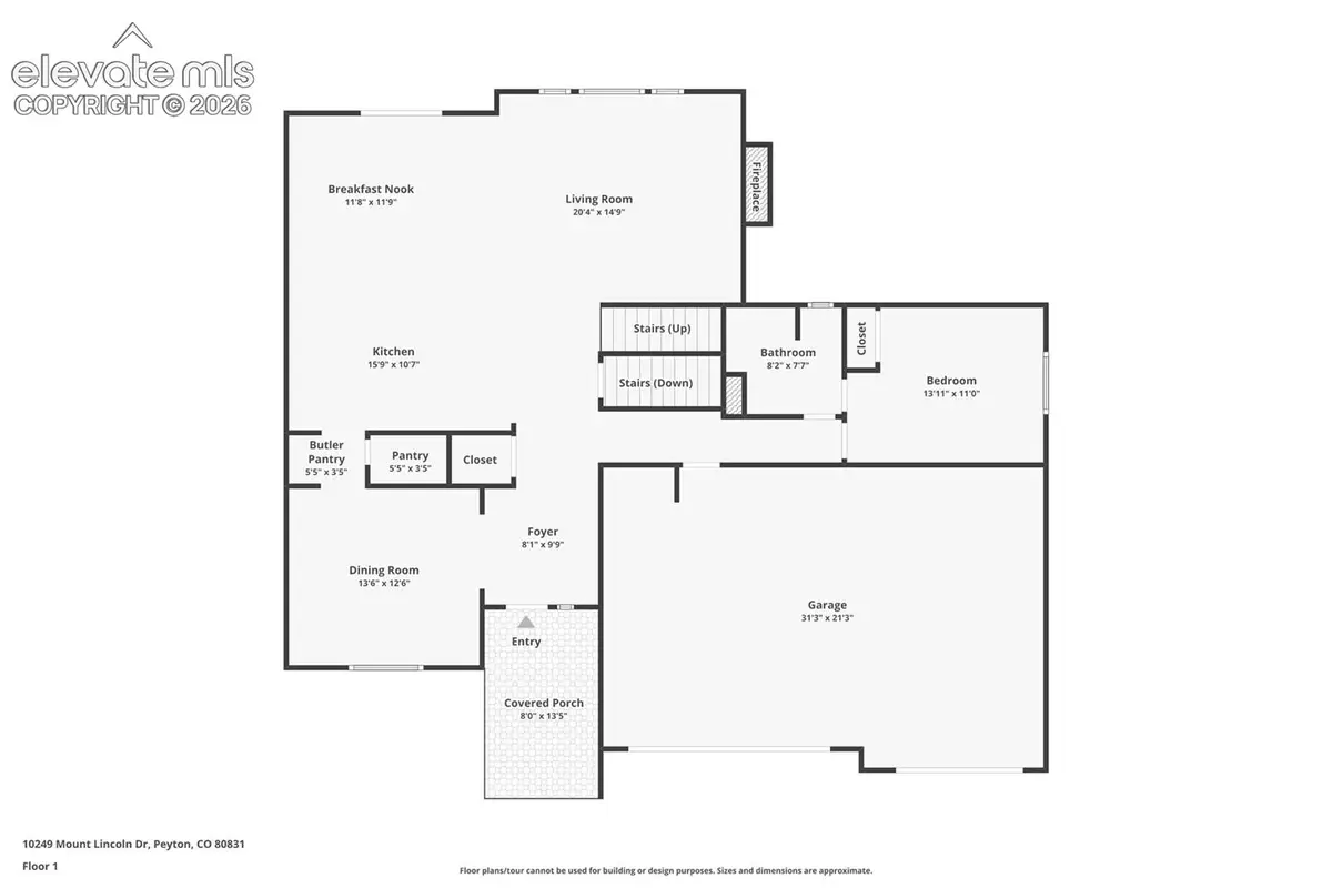 10249 Mt Lincoln Drive, Peyton, CO 80831 - #1