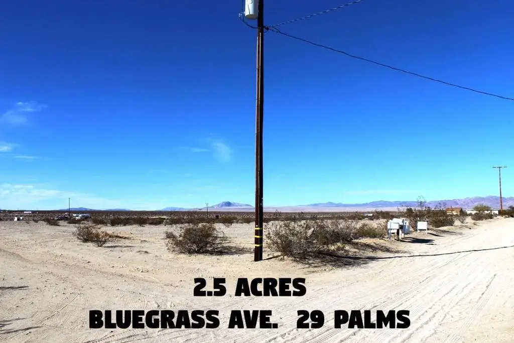 0 Bluegrass Avenue, Twentynine Palms Yucca Valley, CA 92277 - #1