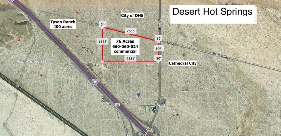 76 Acres Palm Dr & Varner, Desert Hot Springs, CA 92241 - #2